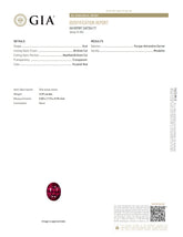 Natural Rhodolite Garnet – Certified by GIA | 3.29 Carats | Purplish Red | Report No. 2487354177